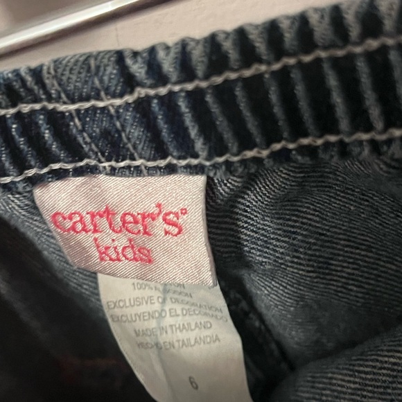 Carter's Blue Jeans with Heart Embroidery - Picture 2 of 4
